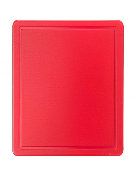 Deska do krojenia, czerwona, HACCP, GN 1/2 | Stalgast 341321