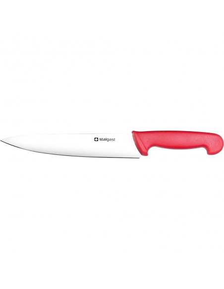 Nóż kuchenny, HACCP, czerwony, L 220 mm | Stalgast 281211