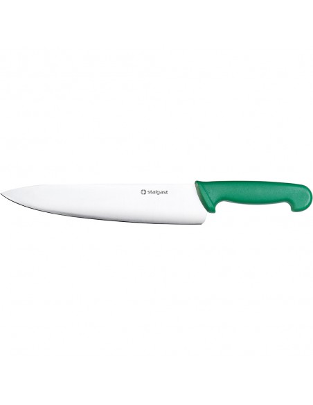 Nóż kuchenny, HACCP, zielony, L 250 mm | Stalgast 281252