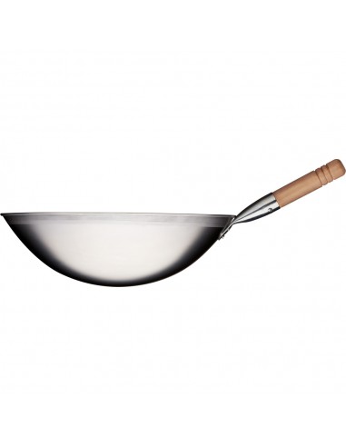 Patelnia wok, stal satynowana, Ø 400 mm | Stalgast 037400