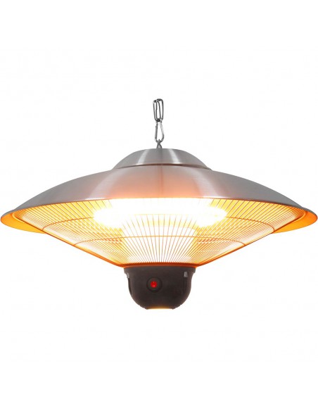 Lampa grzewcza wisząca ze zdalnym sterowaniem i oświetleniem LED, P 2.1 kW | Stalgast 692310