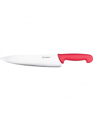 Nóż kuchenny, HACCP, czerwony, L 250 mm | Stalgast 281251