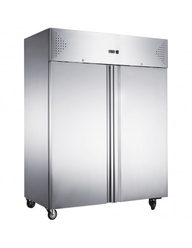 Szafa chłodnicza 2 drzwiowa ze stali nierdzewnej, GN 2/1, V 1300 l | Stalgast 830130