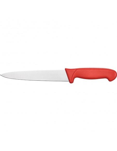 Nóż do krojenia, HACCP, czerwony, L 180 mm | Stalgast 283181